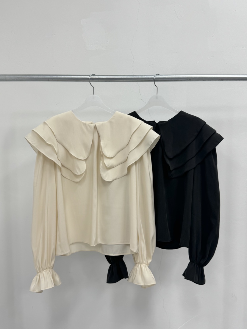 MOSMOS東大門㊣直郵女士新款推薦人氣25秋冬真品襯衫蕾絲衫MOSMOS襯衫/蕾絲衫