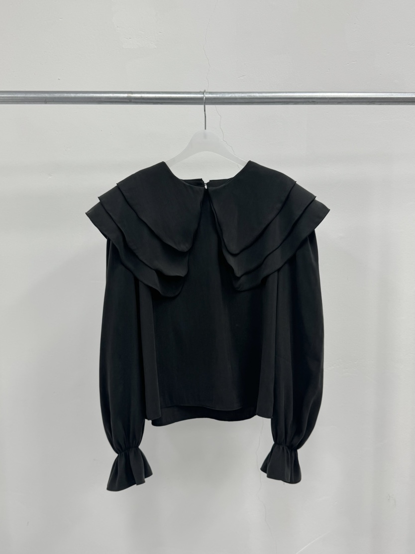 MOSMOS東大門㊣直郵女士新款推薦人氣25秋冬真品襯衫蕾絲衫MOSMOS襯衫/蕾絲衫圖色2