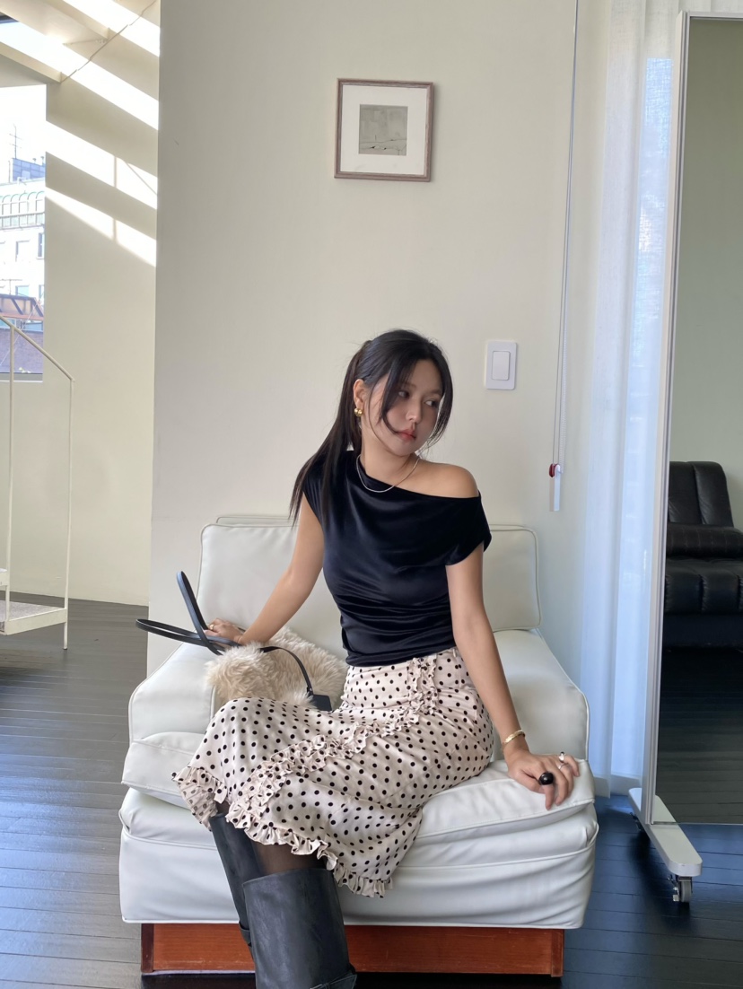 OUPPT東大門㊣實拍女士新品推薦職業熱賣休閑25秋冬T恤天鵝絨OUPPTT恤