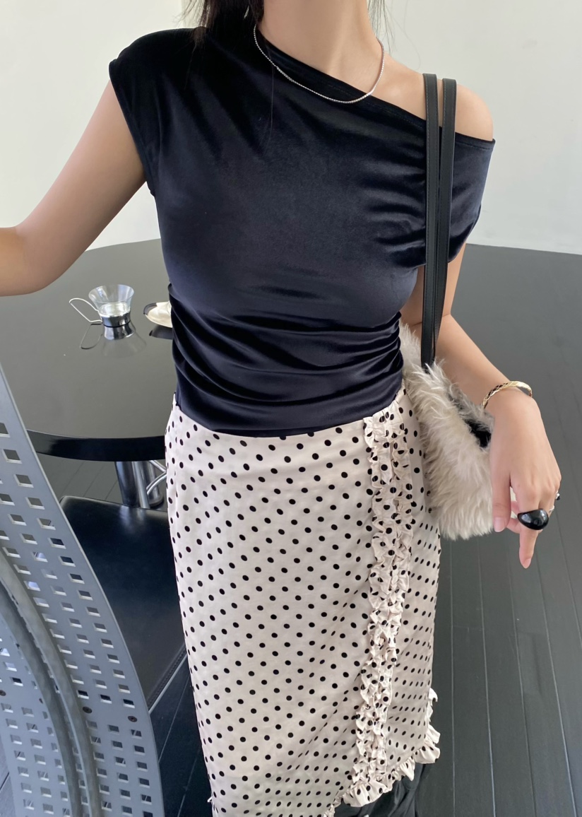 OUPPT東大門㊣實拍女士新品推薦職業熱賣休閑25秋冬T恤天鵝絨OUPPTT恤