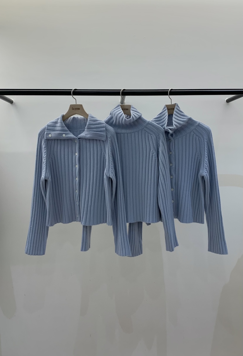 LA CREME韓國直郵㊣女裝新款時尚職業真品推薦休閑25秋冬針織衫LA CREME針織衫