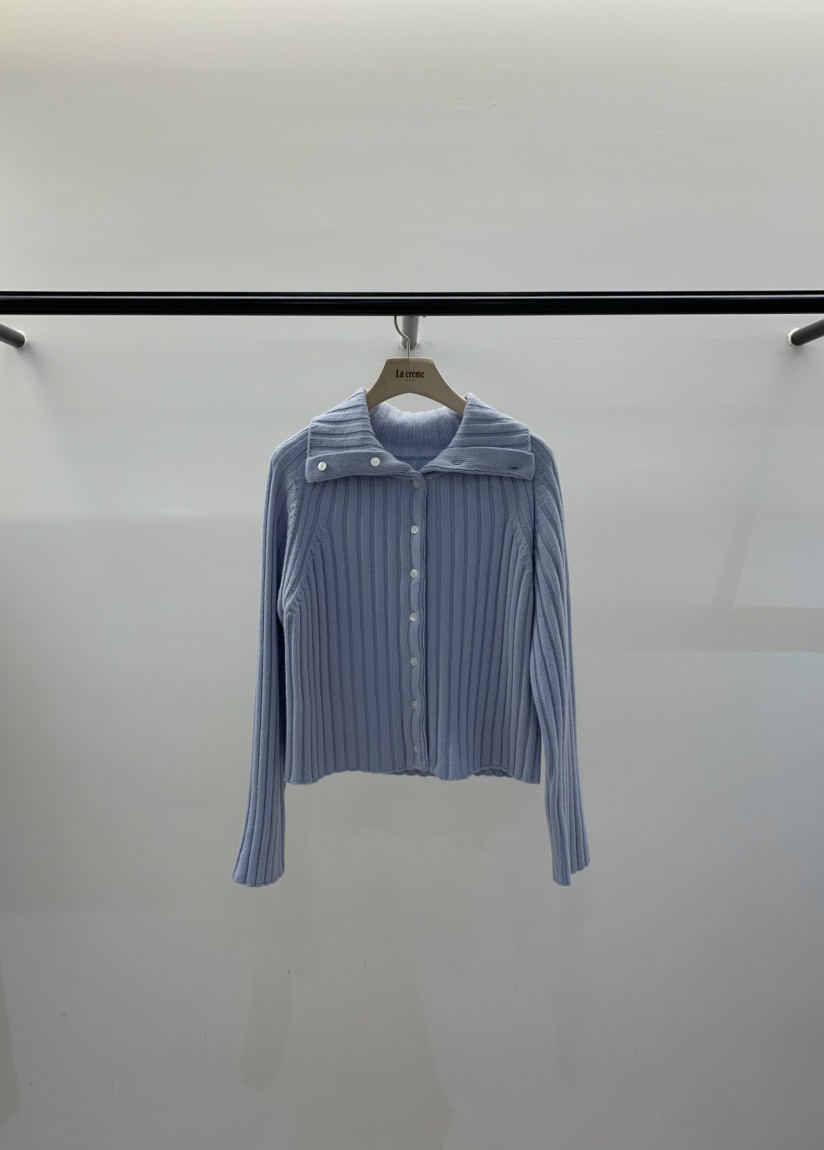 LA CREME韓國直郵㊣女裝新款時尚職業真品推薦休閑25秋冬針織衫LA CREME針織衫圖色2