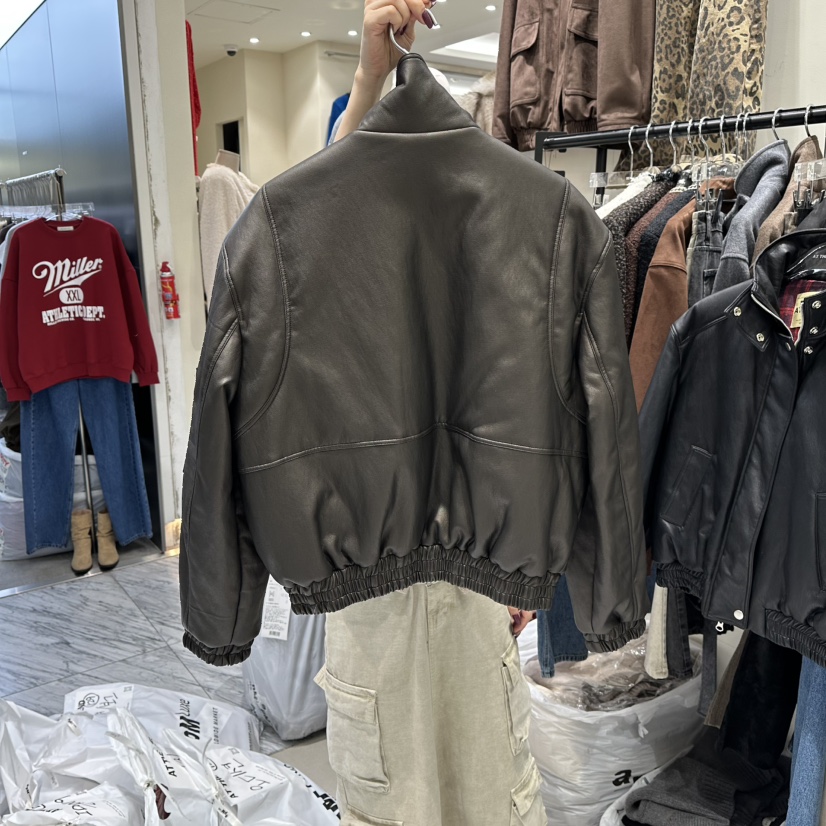 AT THE END東大門㊣直郵女裝新品熱賣時尚推薦人氣25秋冬夾克AT THE END夾克