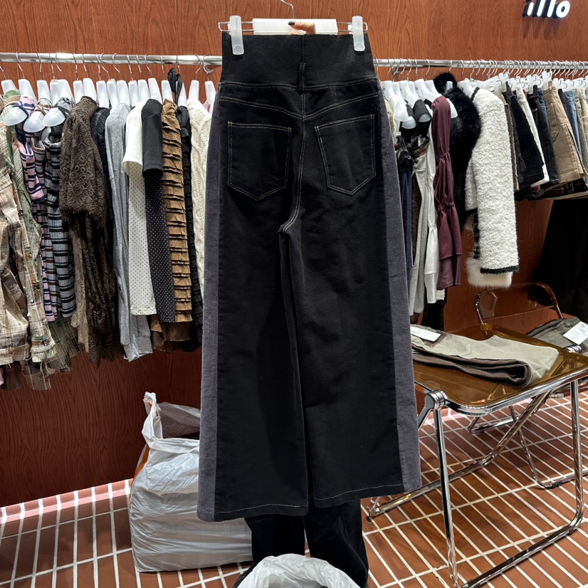 ILLO韓國代購㊣女裝新款推薦時尚真品25秋冬熱賣職業牛仔褲ILLO牛仔褲