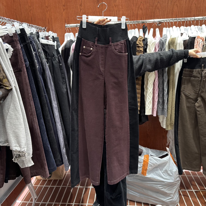 ILLO韓國代購㊣女裝新款推薦時尚真品25秋冬熱賣職業牛仔褲ILLO牛仔褲圖色2