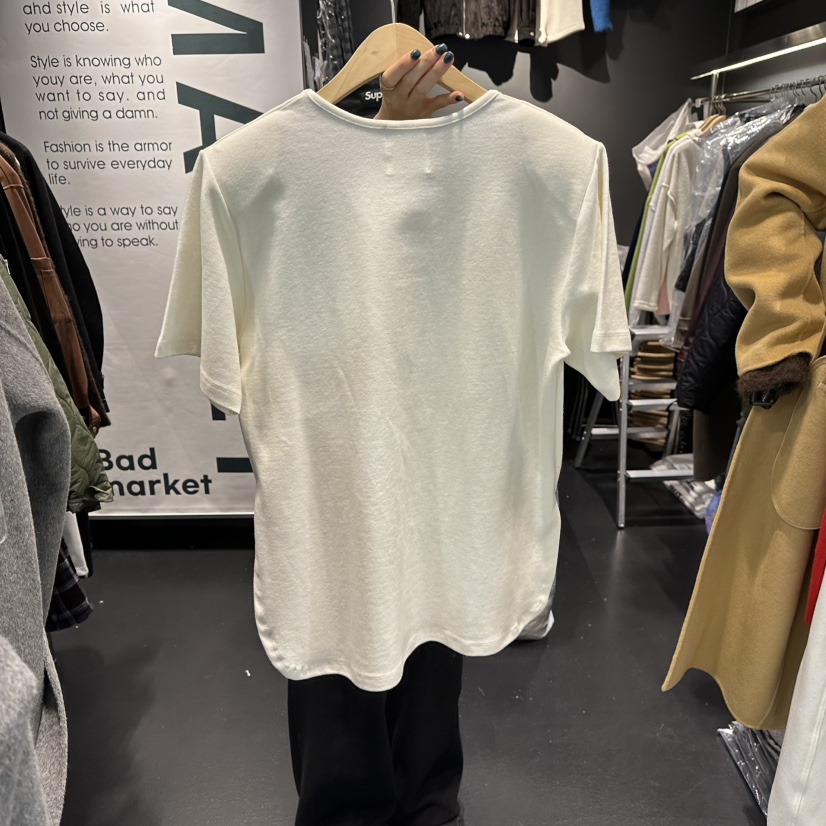 EL BOSQUE東大門㊣直郵女士新品25秋冬人氣休閑熱賣職業T恤EL BOSQUET恤