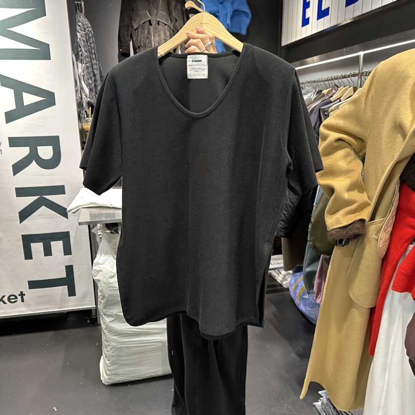 EL BOSQUE東大門㊣直郵女士新品25秋冬人氣休閑熱賣職業T恤EL BOSQUET恤圖色2