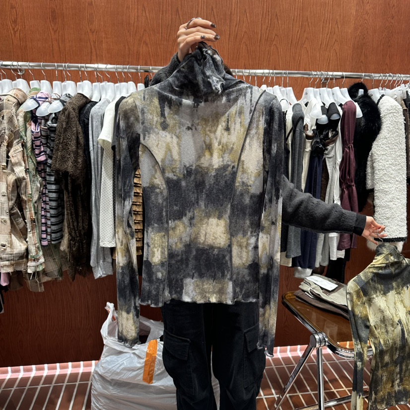 ILLO東大門㊣實拍女裝新款休閑職業熱賣人氣時尚推薦長袖T恤ILLO長袖T恤圖色2