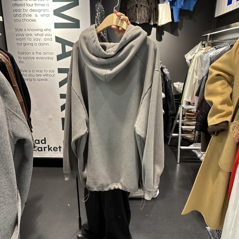 EL BOSQUE韓國代購㊣女士新款休閑推薦真品25秋冬衛衣加絨EL BOSQUE衛衣