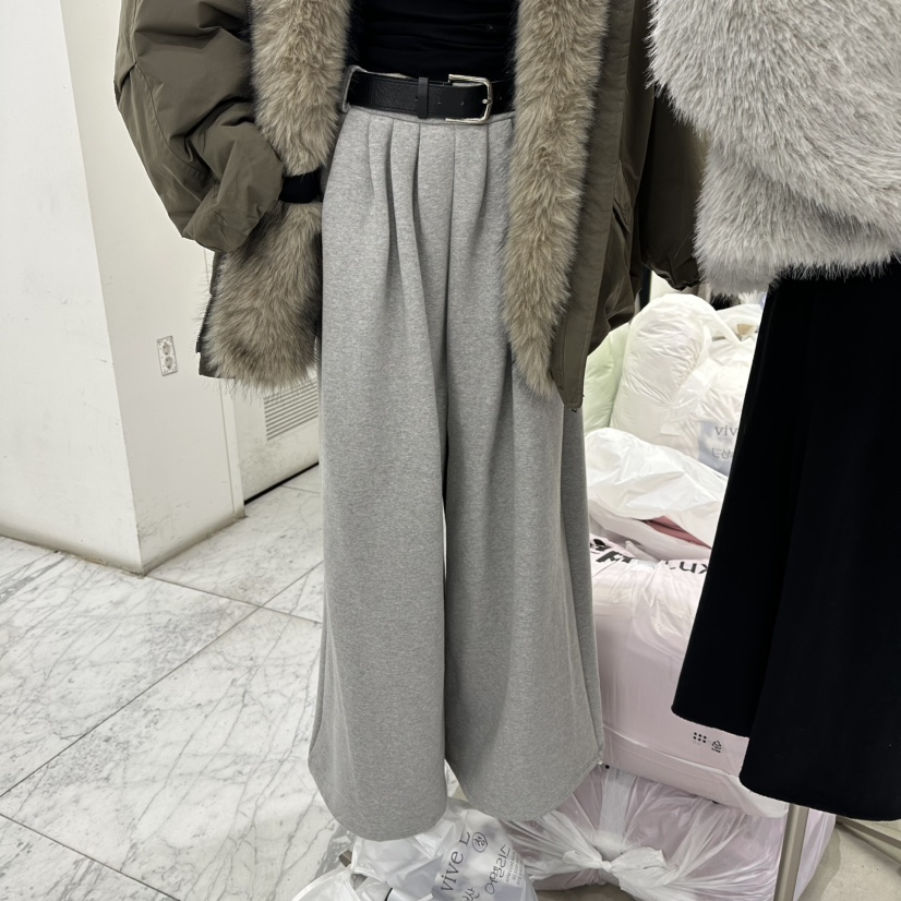 VIVEL韓國代購㊣女士新款時尚真品人氣推薦25秋冬休閑褲加絨VIVEL休閑褲圖色2