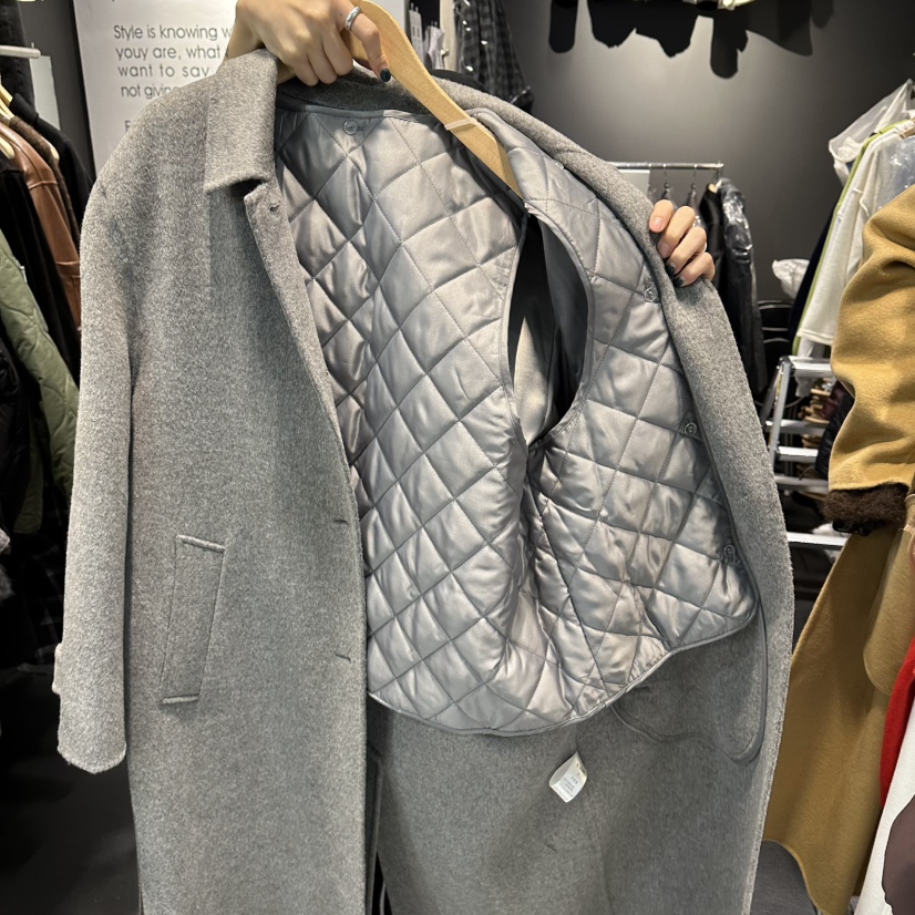 EL BOSQUE韓國直郵㊣女裝新品推薦休閑熱賣人氣中長款大衣EL BOSQUE中長款大衣