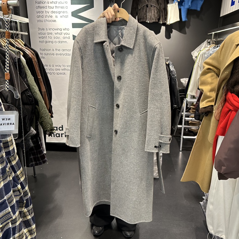 EL BOSQUE韓國直郵㊣女裝新品推薦休閑熱賣人氣中長款大衣EL BOSQUE中長款大衣圖色1