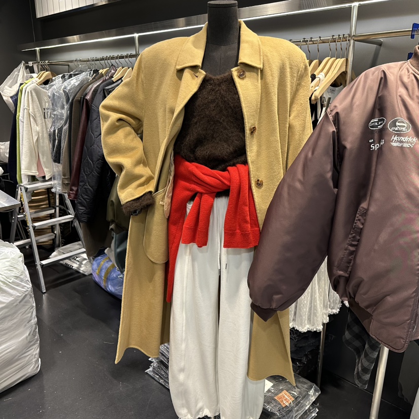 EL BOSQUE韓國直郵㊣女裝新品推薦休閑熱賣人氣中長款大衣EL BOSQUE中長款大衣圖色2