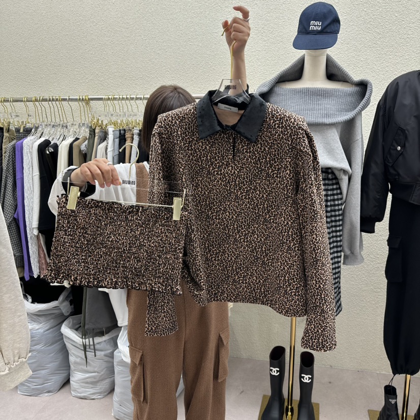 DRAWING東大門㊣實拍女士新品推薦時尚熱賣真品休閑套裝套裝DRAWING套裝圖色1