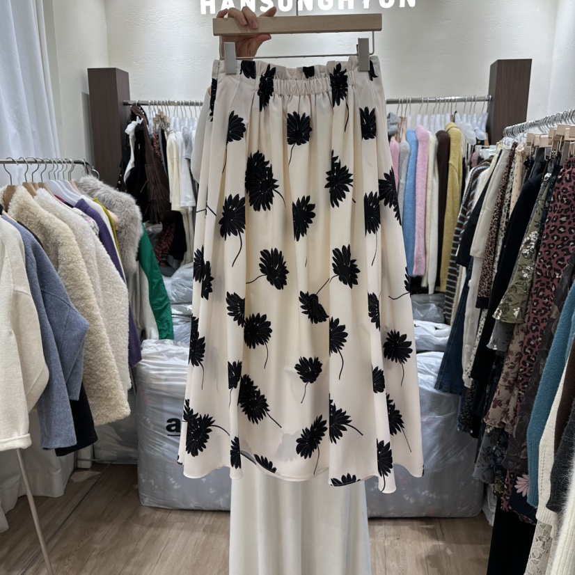 HANSUNGHYUN韓國直郵㊣女士新款25秋冬人氣真品推薦職業長裙HANSUNGHYUN長裙