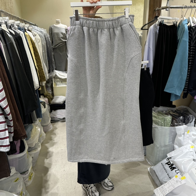 REFLAT韓國直郵㊣女士新款人氣25秋冬休閑時尚推薦長裙加絨REFLAT長裙圖色1