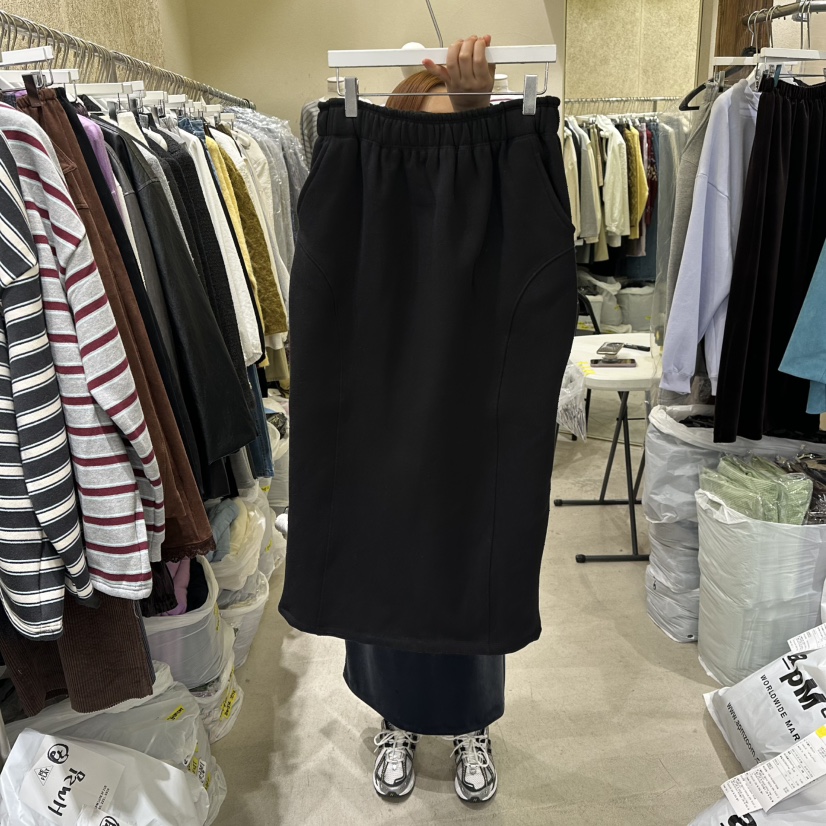 REFLAT韓國直郵㊣女士新款人氣25秋冬休閑時尚推薦長裙加絨REFLAT長裙圖色2