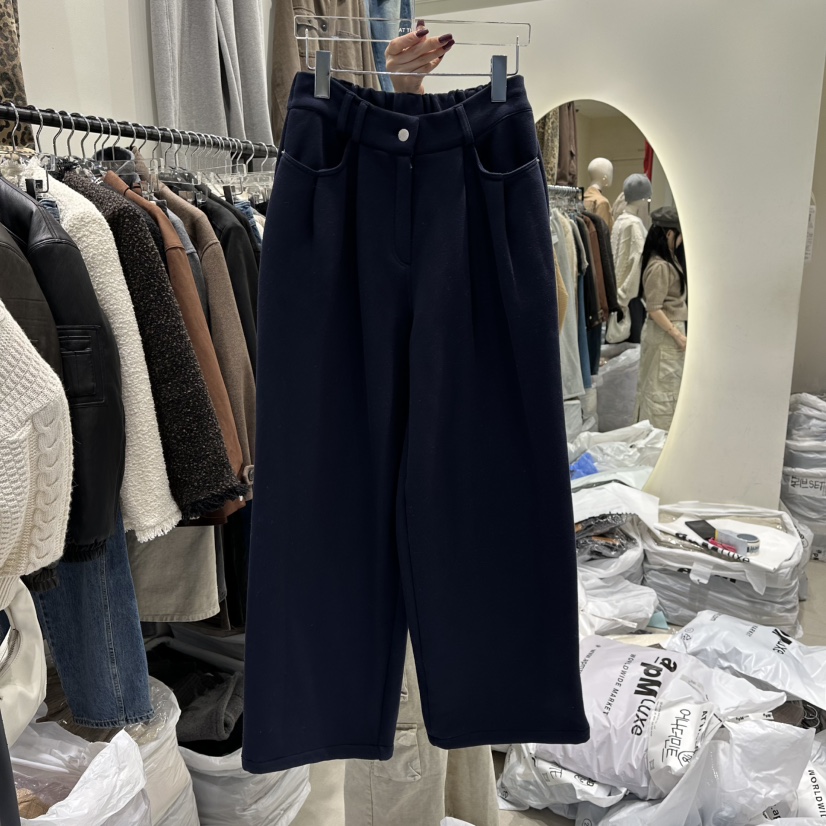 AT THE END東大門㊣實拍女裝新款推薦熱賣人氣休閑褲加絨AT THE END休閑褲圖色3