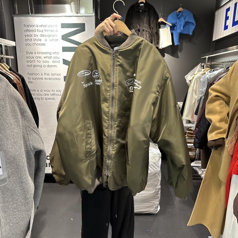 EL BOSQUE東大門㊣直郵女裝新款25秋冬真品職業推薦短款棉服EL BOSQUE短款棉服圖色2