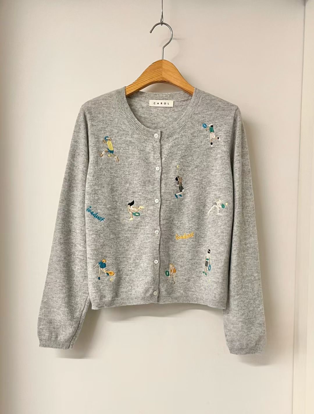 CAROL東大門㊣直郵女裝新款推薦休閑時尚25秋冬職業真品針織衫CAROL針織衫圖色2