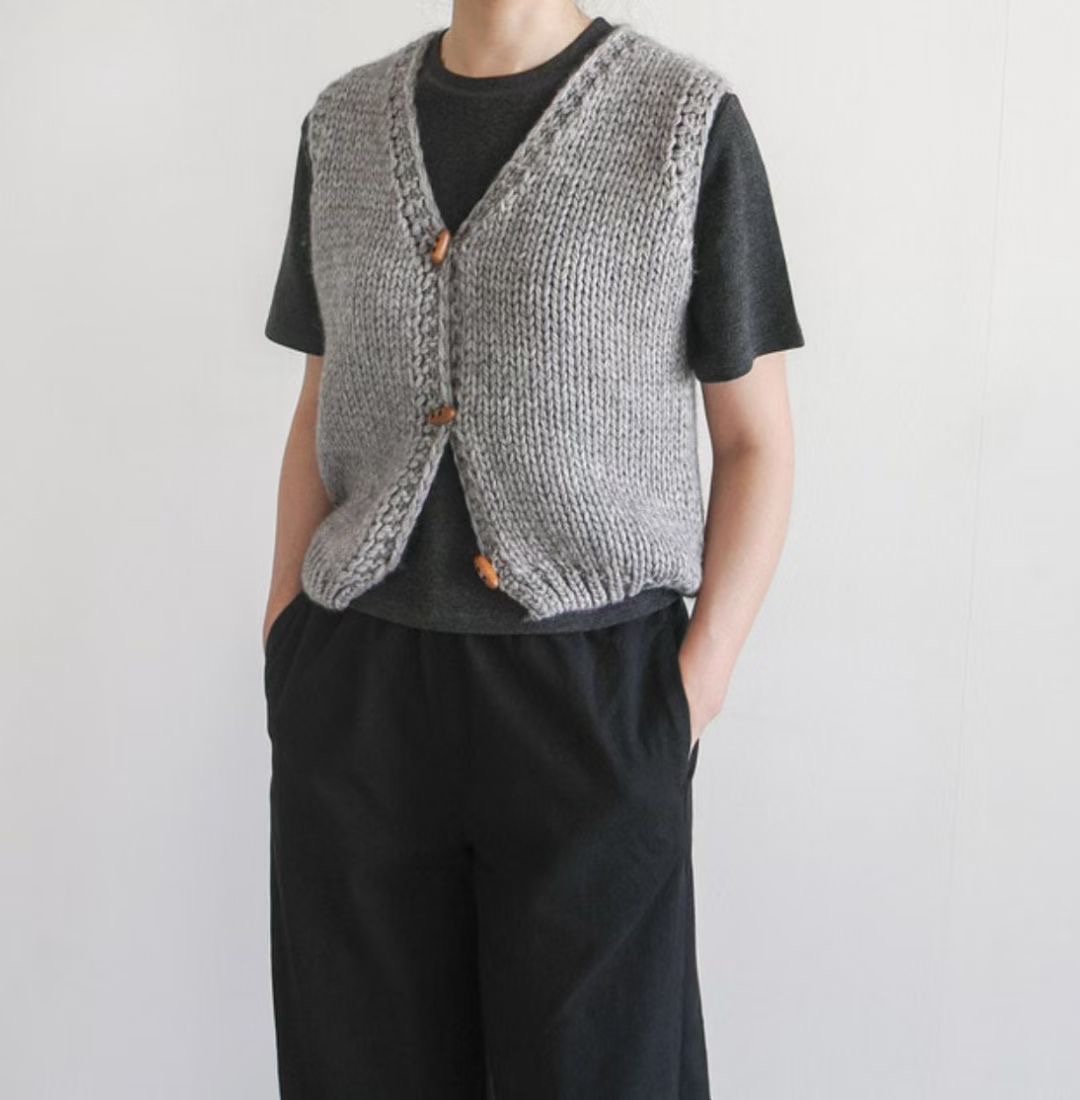 CAROL東大門㊣實拍女士新款時尚25秋冬熱賣推薦人氣職業馬甲CAROL馬甲