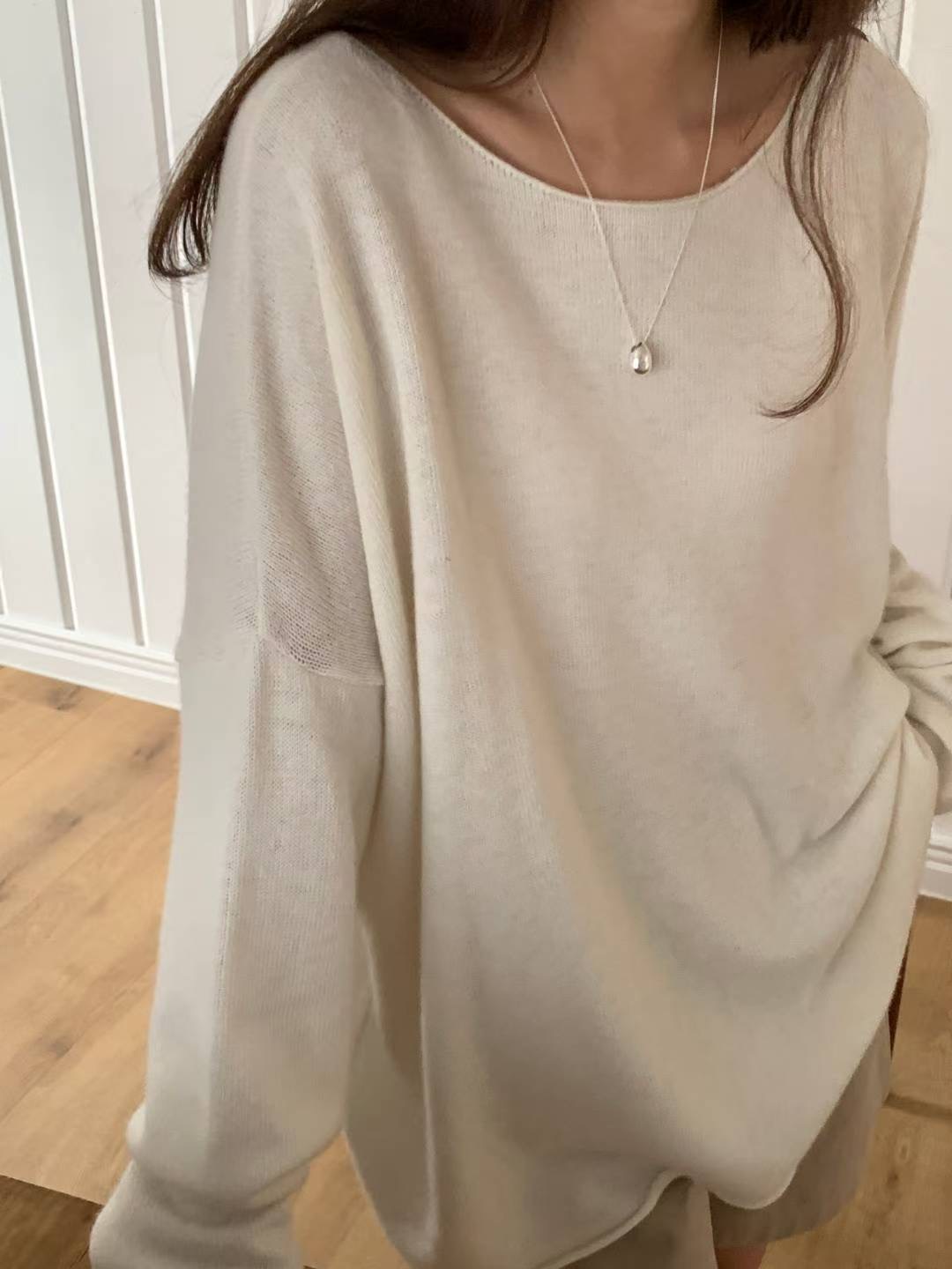 DE FOND韓國直郵㊣女裝新品25秋冬熱賣真品針織衫羊絨寬松DE FOND針織衫