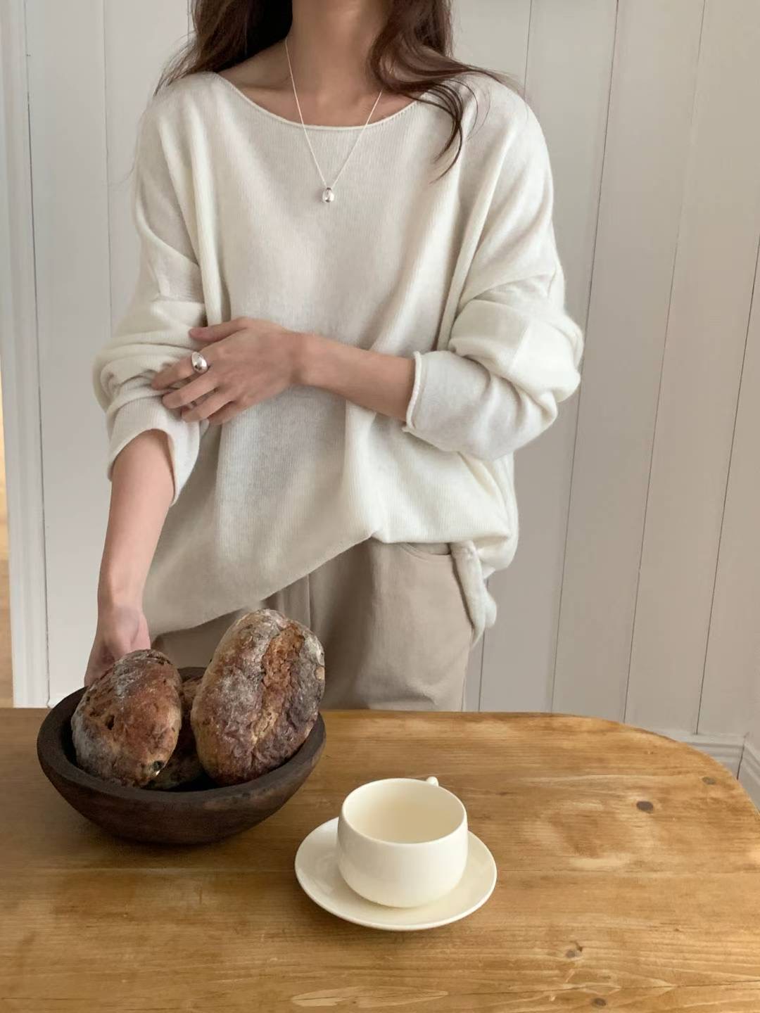 DE FOND韓國直郵㊣女裝新品25秋冬熱賣真品針織衫羊絨寬松DE FOND針織衫