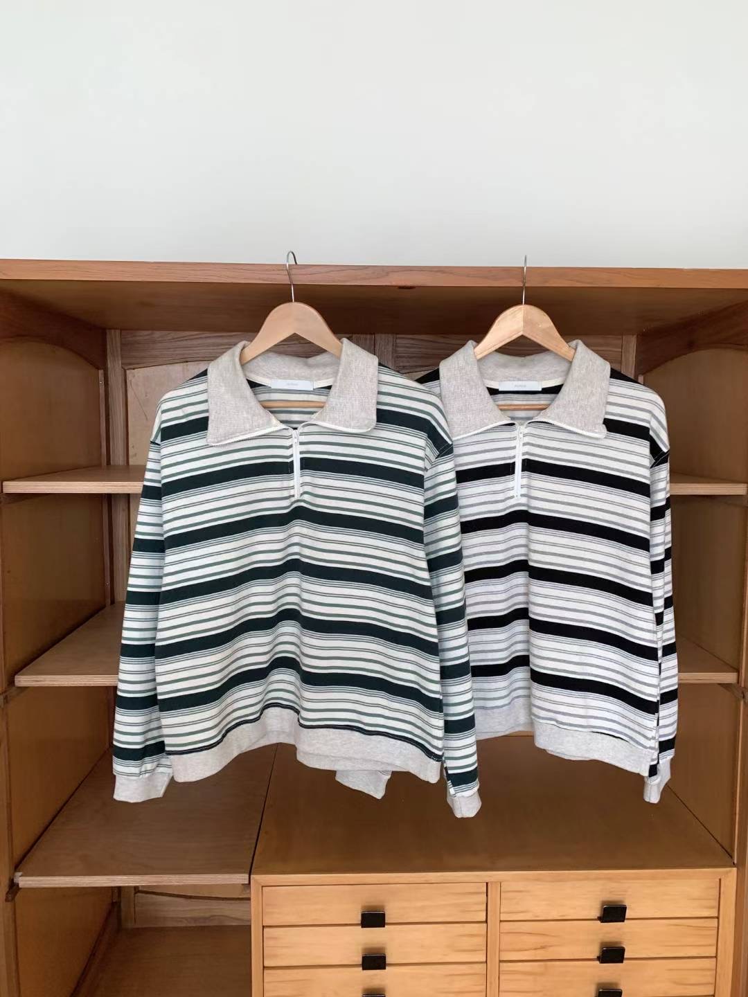 DE FOND東大門㊣直郵女士新款熱賣25秋冬推薦休閑時尚長袖T恤DE FOND長袖T恤圖色2左二色