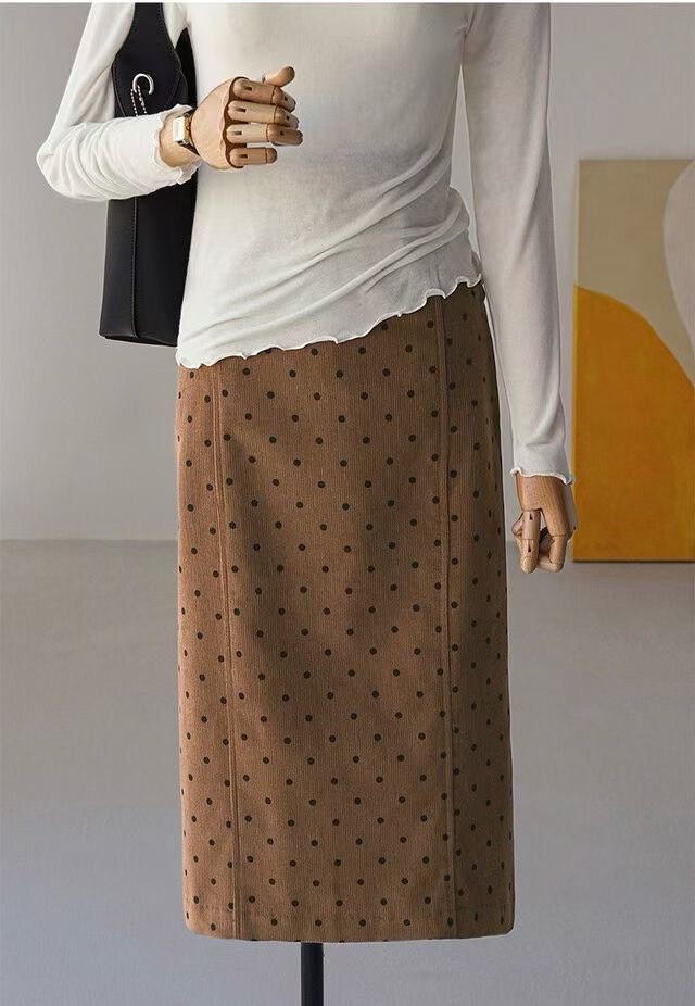 CAROL韓國直郵㊣女裝新品休閑人氣時尚職業真品熱賣推薦長裙CAROL長裙