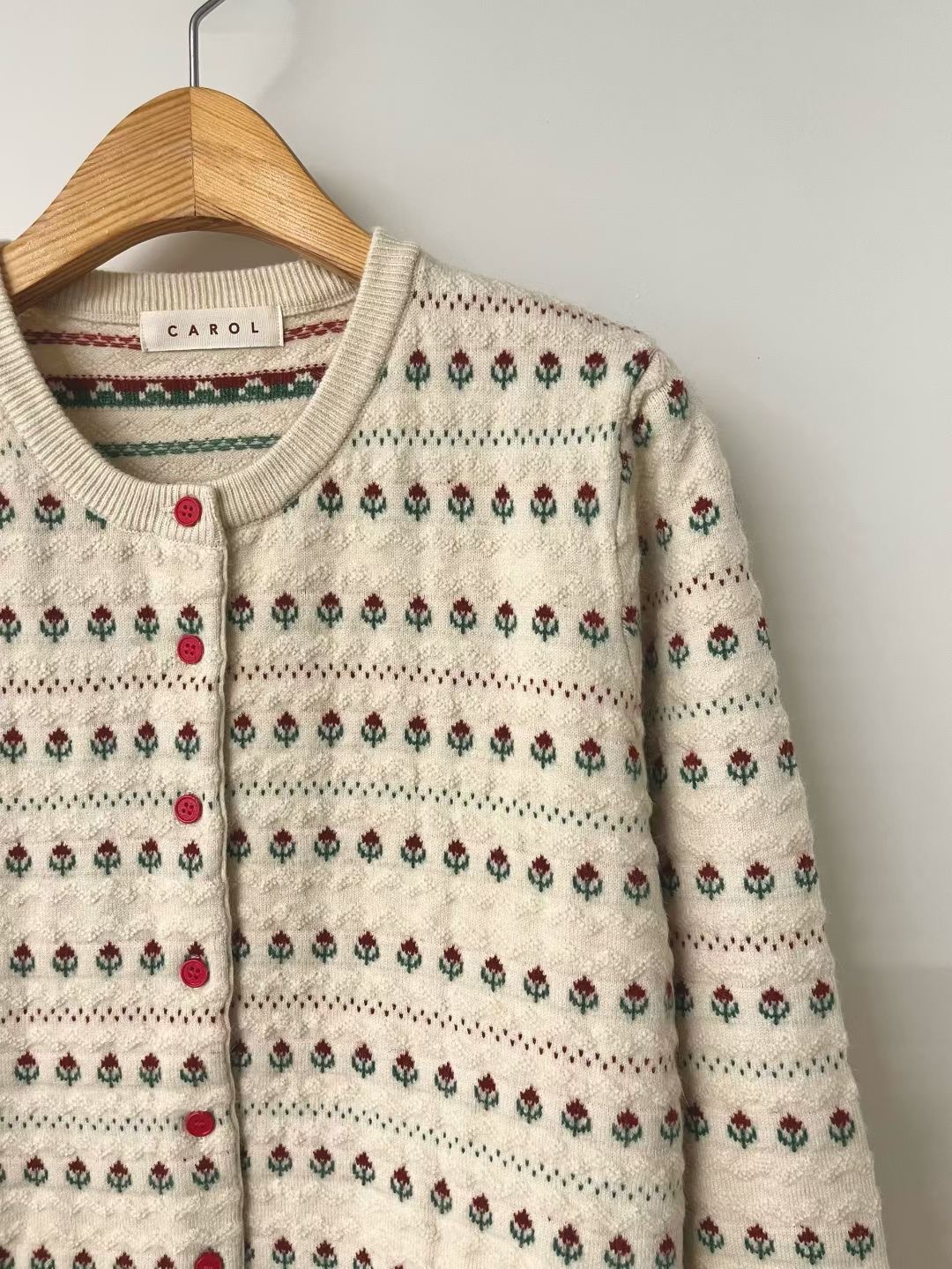 CAROL韓國直郵㊣女士新款人氣職業時尚真品休閑熱賣推薦針織衫CAROL針織衫