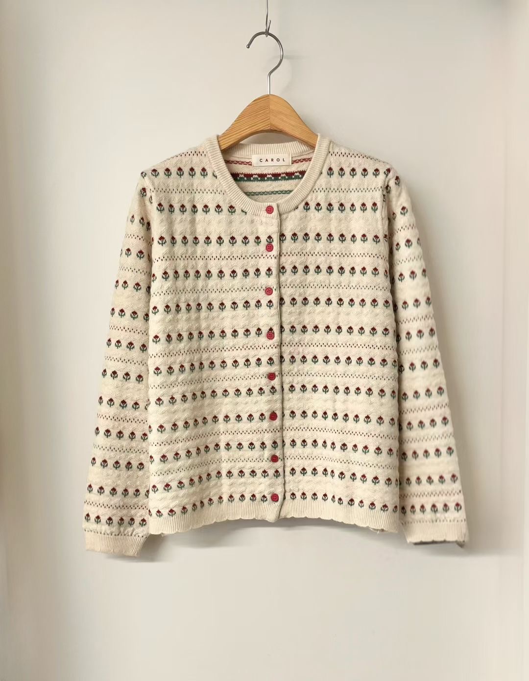 CAROL韓國直郵㊣女士新款人氣職業時尚真品休閑熱賣推薦針織衫CAROL針織衫圖色1