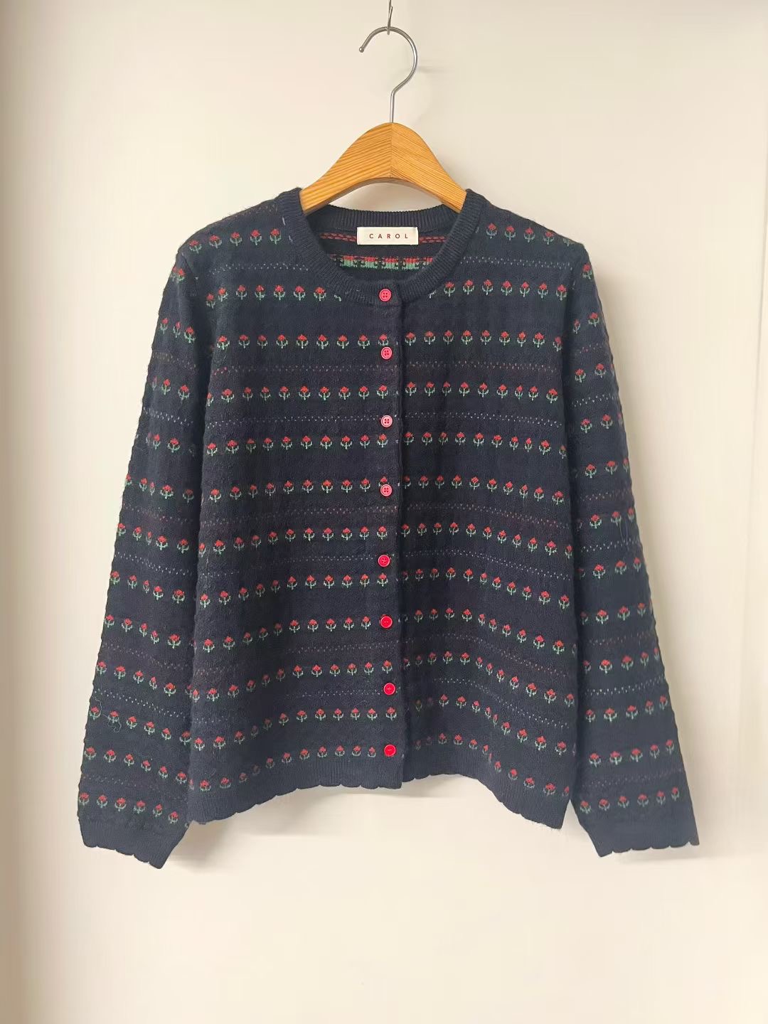 CAROL韓國直郵㊣女士新款人氣職業時尚真品休閑熱賣推薦針織衫CAROL針織衫圖色2