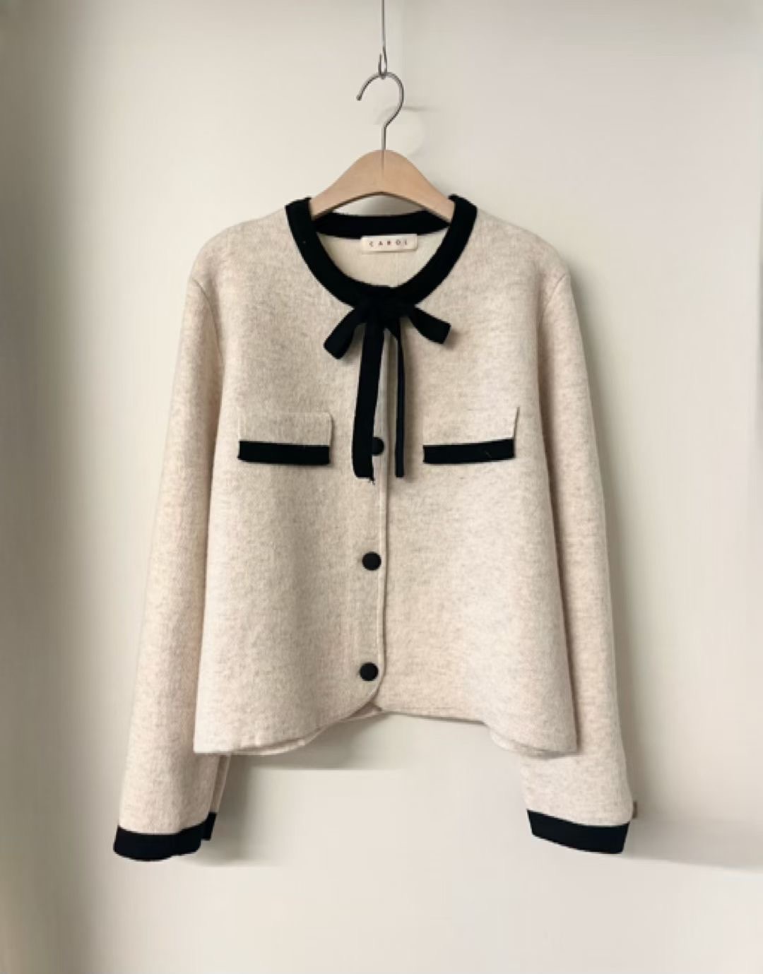 CAROL韓國代購㊣女裝新款職業推薦人氣真品熱賣休閑25秋冬針織衫CAROL針織衫圖色1