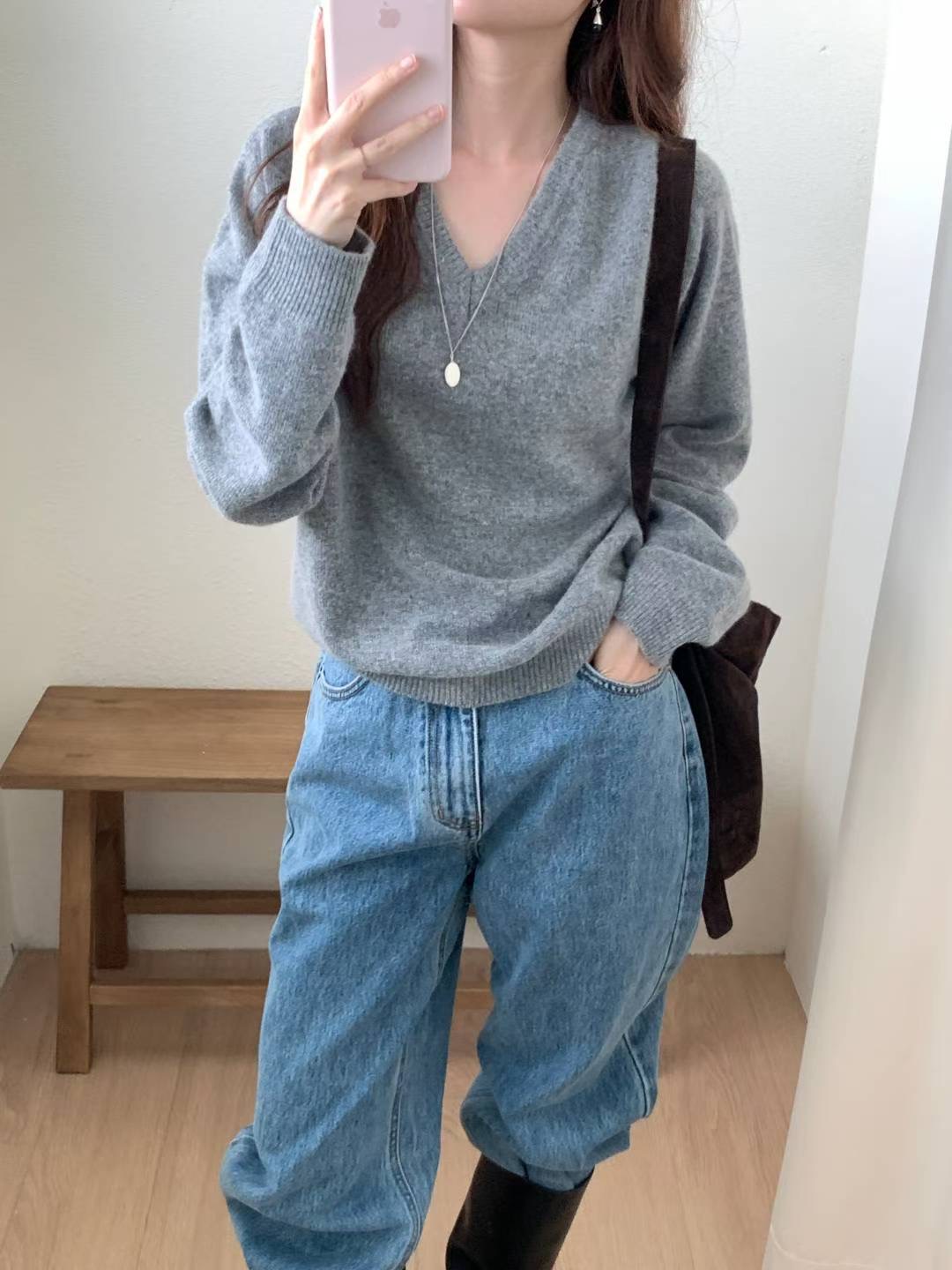 DE FOND韓國代購㊣女裝新款推薦真品職業人氣25秋冬針織衫DE FOND針織衫圖色3