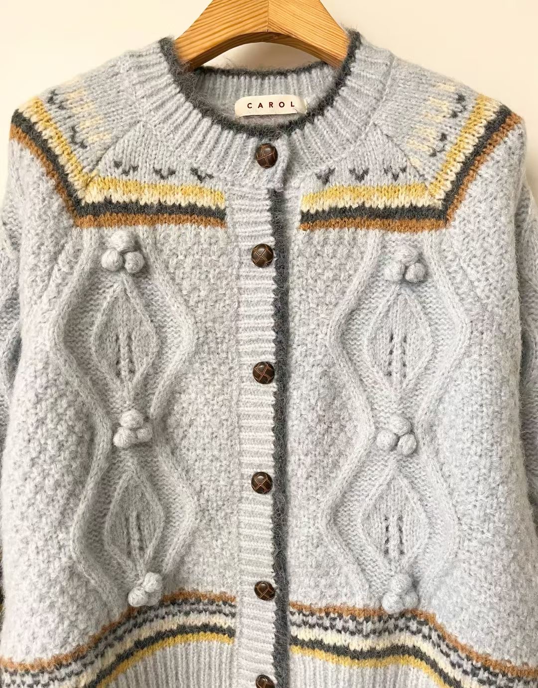 CAROL東大門㊣代購女士新款職業推薦時尚休閑真品25秋冬毛衣CAROL毛衣