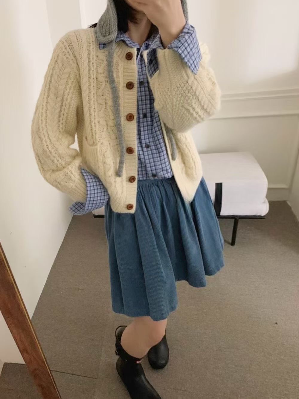 CAROL東大門㊣代購女裝新品25秋冬休閑熱賣人氣真品時尚毛衣CAROL毛衣