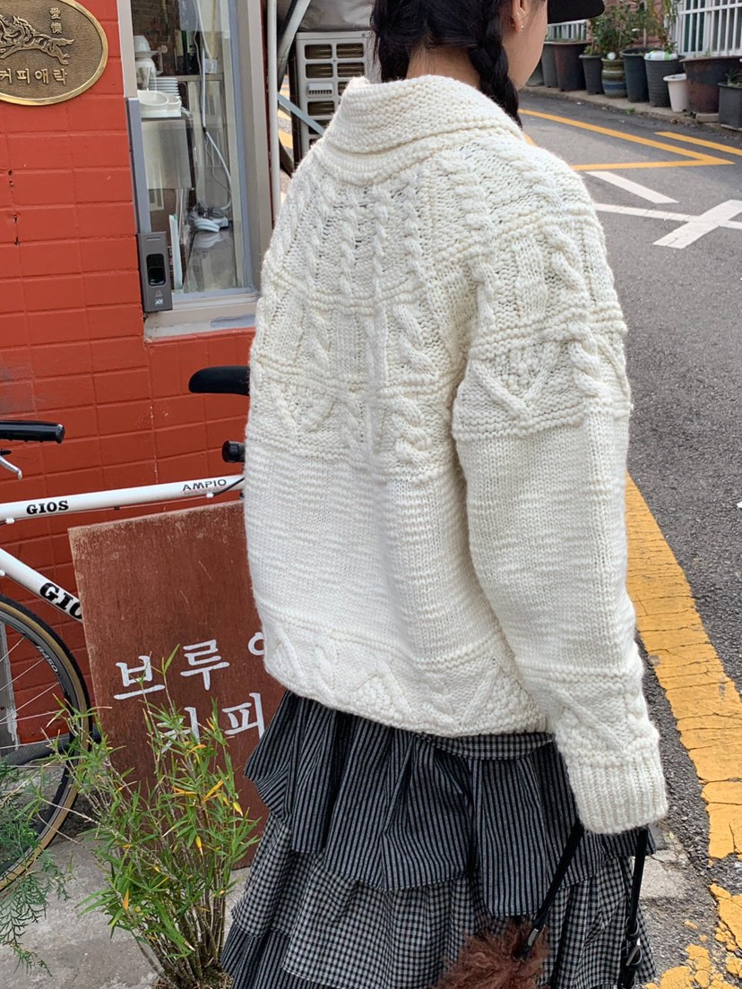 SUNDER MARKET東大門㊣直郵女裝新品休閑時尚熱賣針織衫拉鏈SUNDER MARKET針織衫