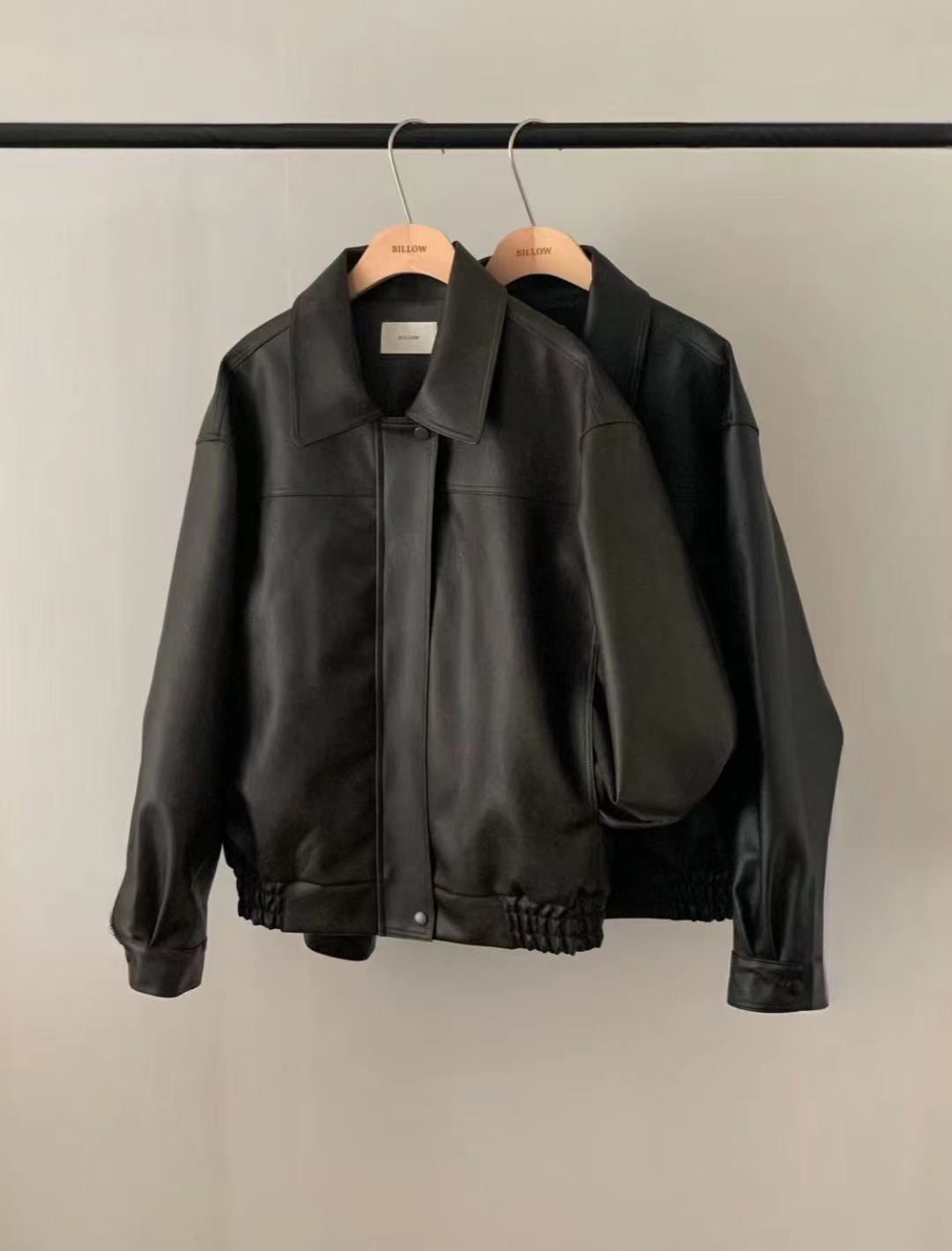 BILLOW東大門㊣實拍女士新款休閑時尚熱賣推薦人氣皮衣皮革BILLOW皮衣