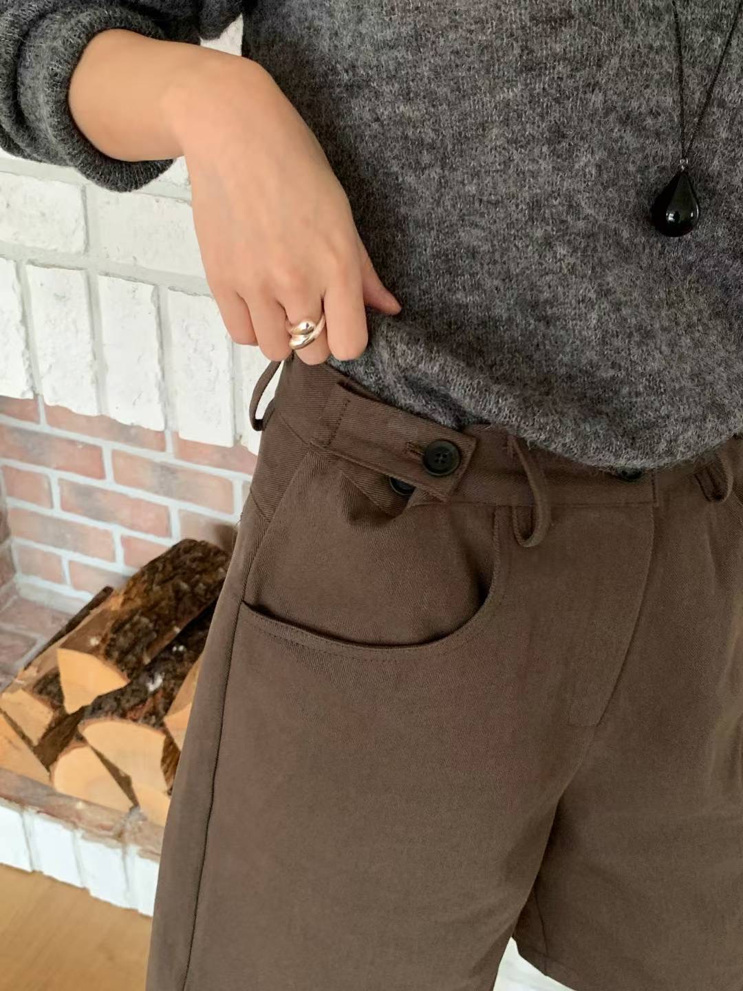 DE FOND東大門㊣代購女裝新款熱賣25秋冬真品休閑時尚短褲DE FOND短褲