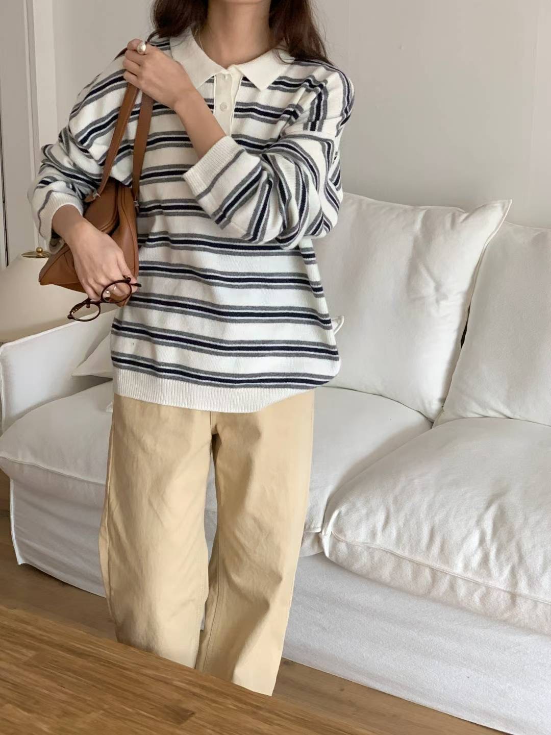 DE FOND東大門㊣代購女裝新品25秋冬真品推薦時尚人氣長袖T恤DE FOND長袖T恤