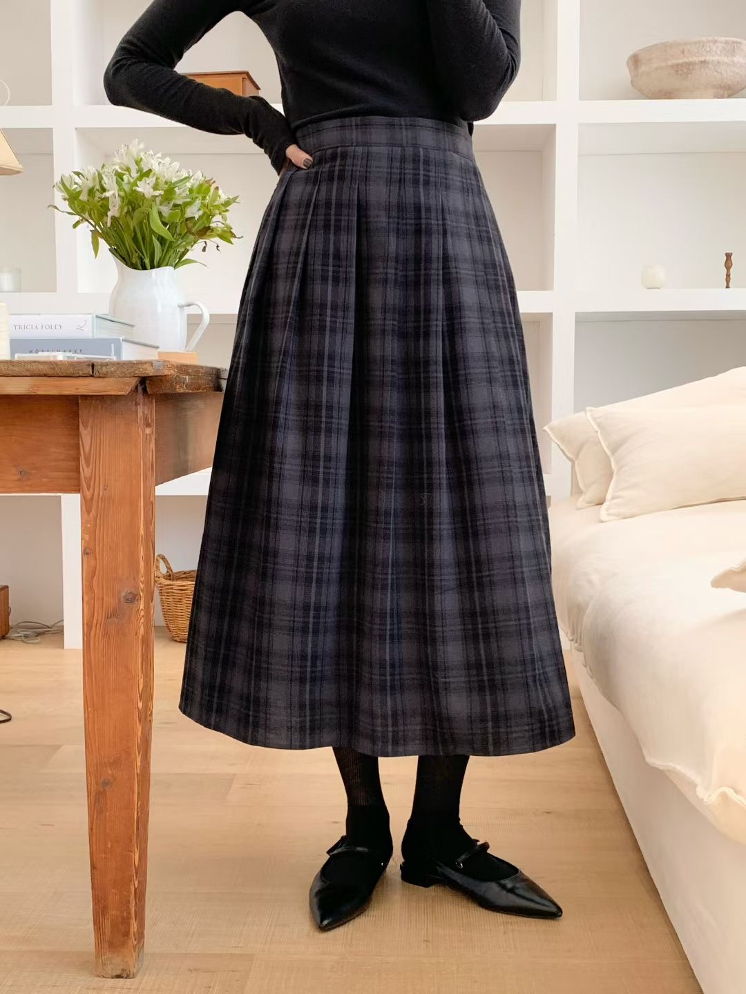 CAROL韓國直郵㊣女裝新品25秋冬人氣熱賣職業真品推薦時尚長裙CAROL長裙