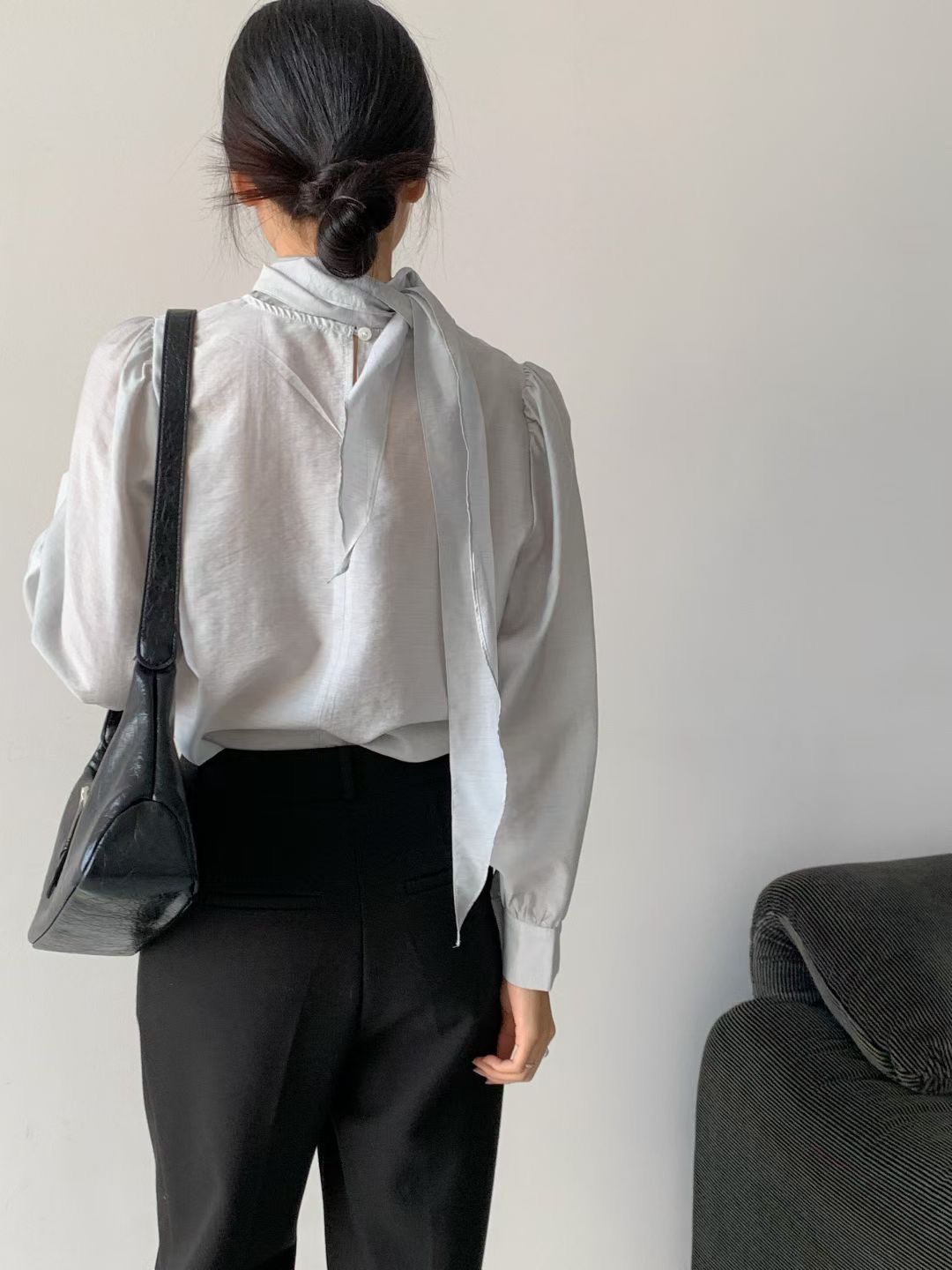 CAROL東大門㊣直郵女士新款時尚人氣推薦職業25秋冬襯衫蕾絲衫CAROL襯衫/蕾絲衫