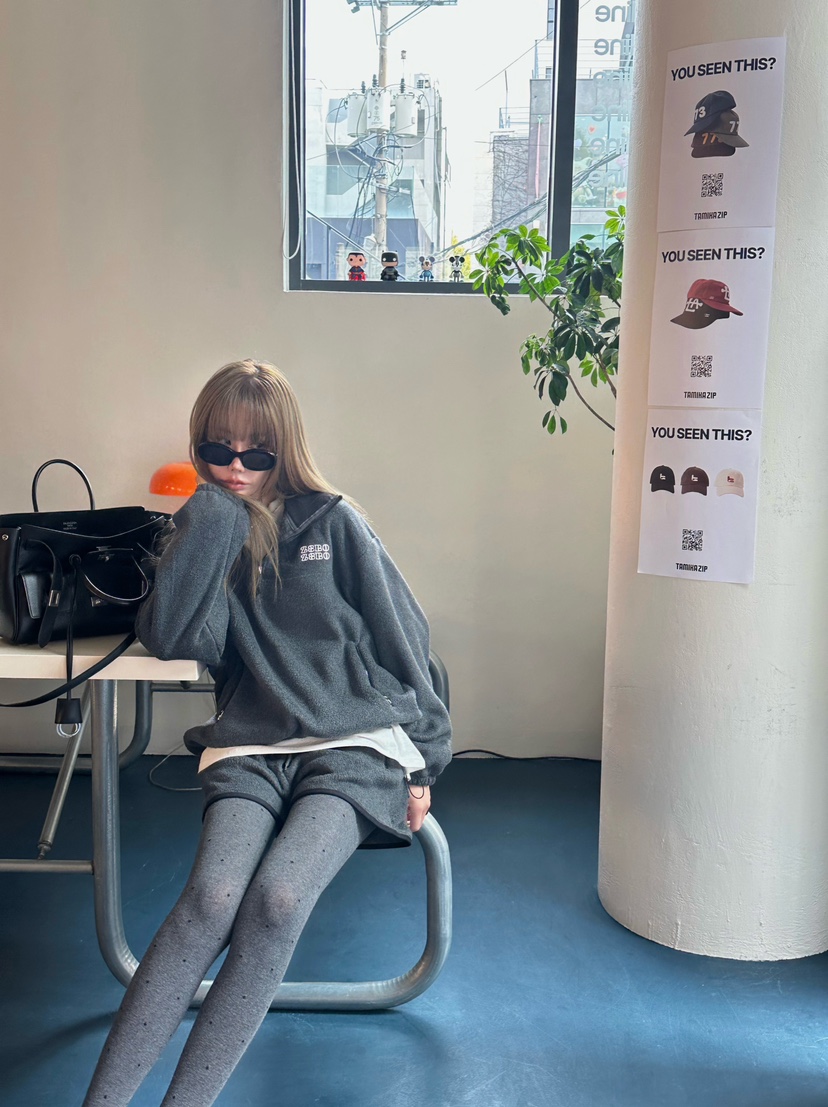 ZEROZERO東大門㊣代購女裝新款真品熱賣人氣推薦休閑短褲抓絨ZEROZERO短褲