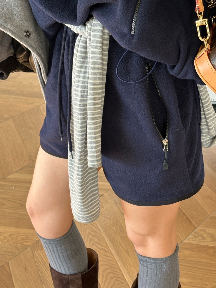 ZEROZERO東大門㊣代購女裝新款真品熱賣人氣推薦休閑短褲抓絨ZEROZERO短褲