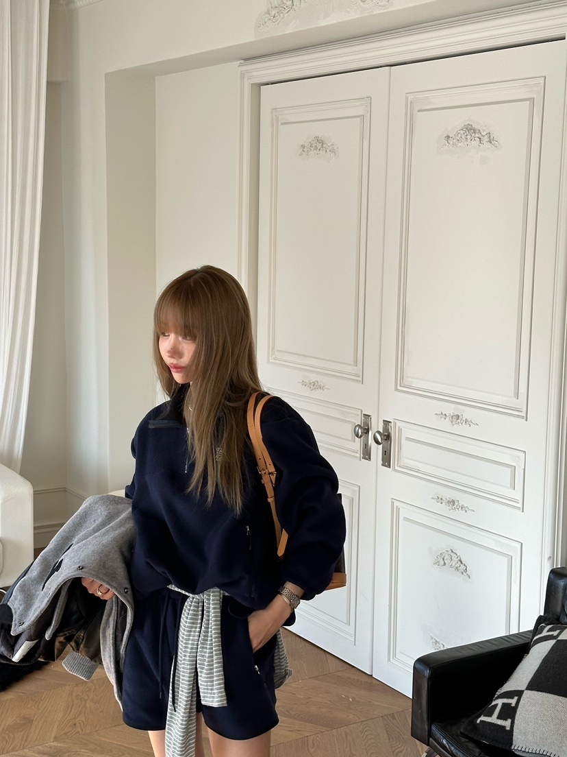 ZEROZERO東大門㊣代購女裝新款熱賣推薦職業25秋冬衛衣抓絨拉鏈ZEROZERO衛衣