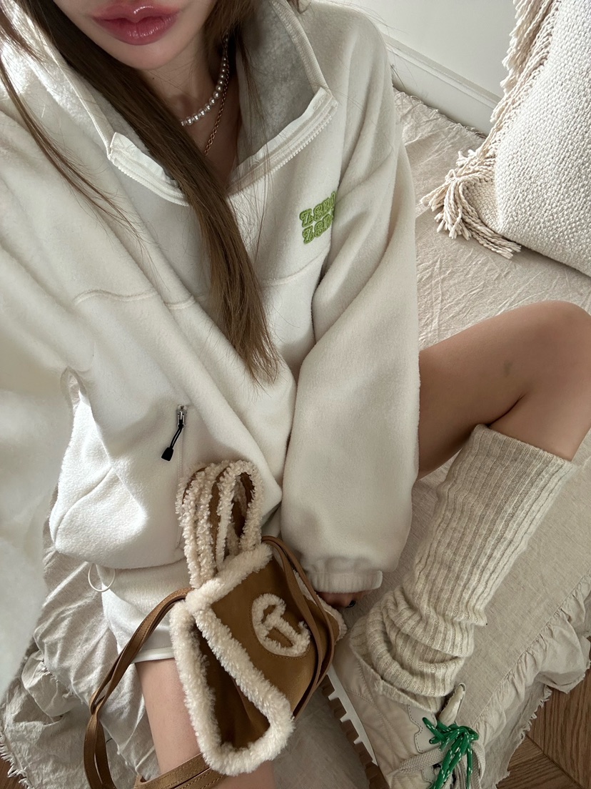 ZEROZERO東大門㊣代購女裝新款熱賣推薦職業25秋冬衛衣抓絨拉鏈ZEROZERO衛衣