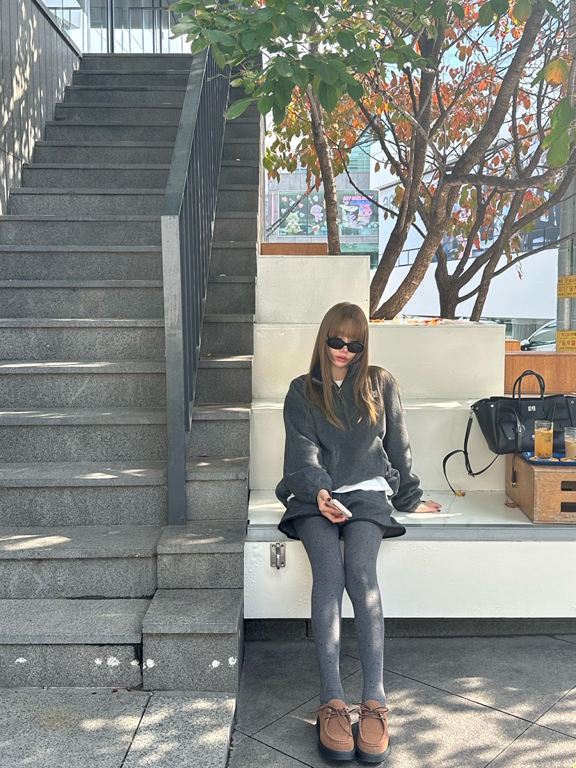 ZEROZERO東大門㊣代購女裝新款熱賣推薦職業25秋冬衛衣抓絨拉鏈ZEROZERO衛衣