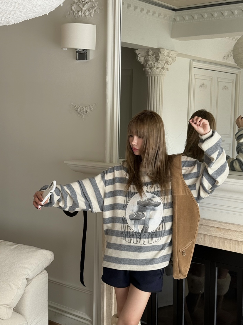 ZEROZERO東大門㊣代購女士新款真品25秋冬推薦熱賣職業長袖T恤ZEROZERO長袖T恤