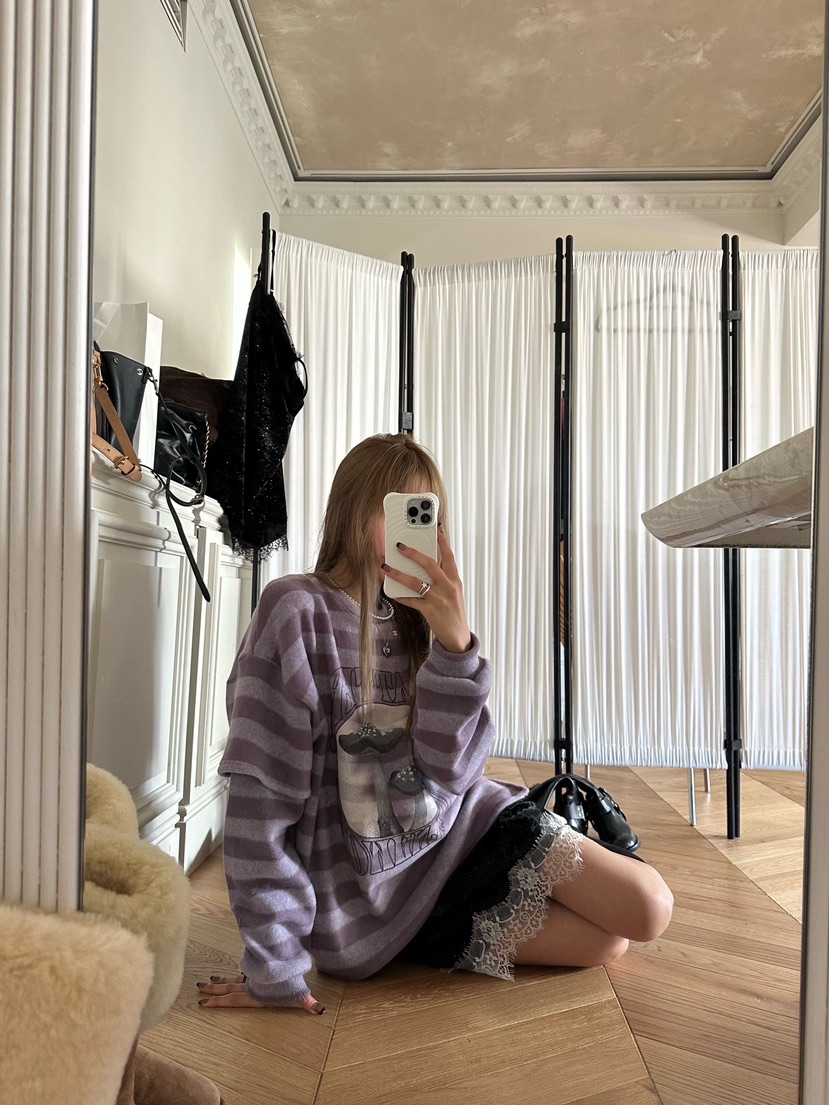 ZEROZERO東大門㊣代購女士新款真品25秋冬推薦熱賣職業長袖T恤ZEROZERO長袖T恤