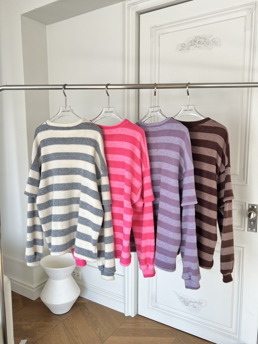 ZEROZERO東大門㊣代購女士新款真品25秋冬推薦熱賣職業長袖T恤ZEROZERO長袖T恤